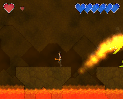 Platform game screenshot 2